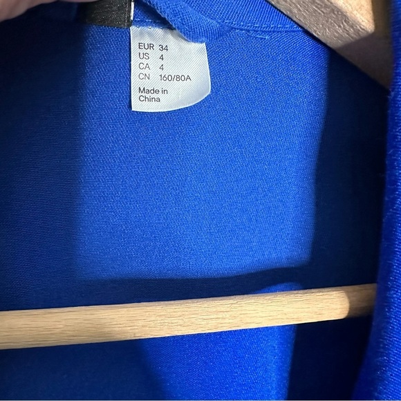 H&M | Divided Cobalt Blue Unlined Blazer - Picture 6 of 7